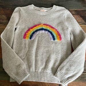 Cat & Jack Size M Sweater with rainbow 🌈
